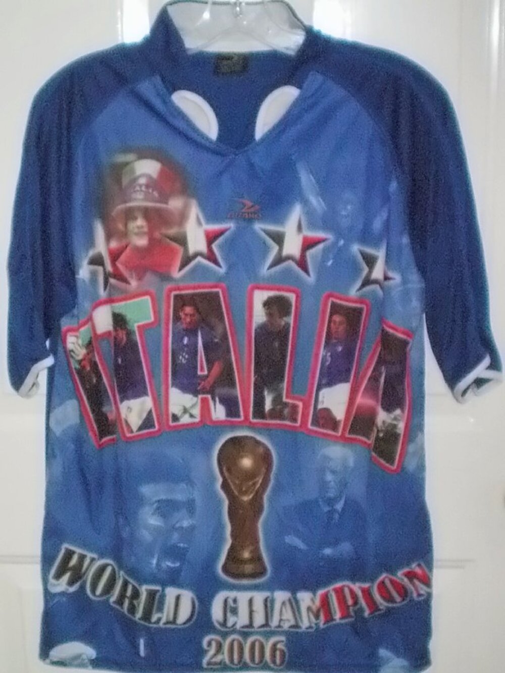 Italy 2006 World Cup Champions Drako Men’s Graphic Jersey Size XL